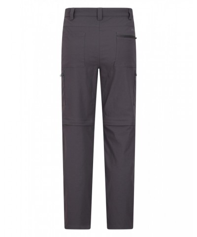 Trek Mens Stretch Zip Off Pants Grey $31.79 Pants