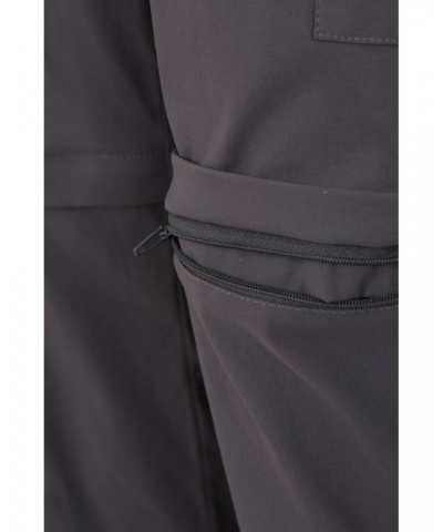 Trek Mens Stretch Zip Off Pants Grey $31.79 Pants