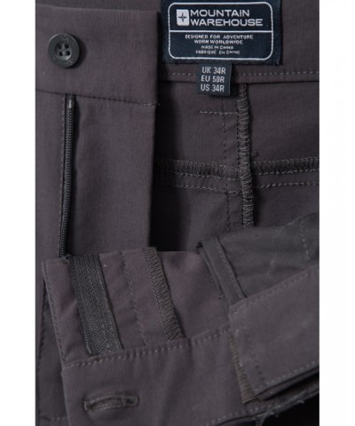 Trek Mens Stretch Zip Off Pants Grey $31.79 Pants