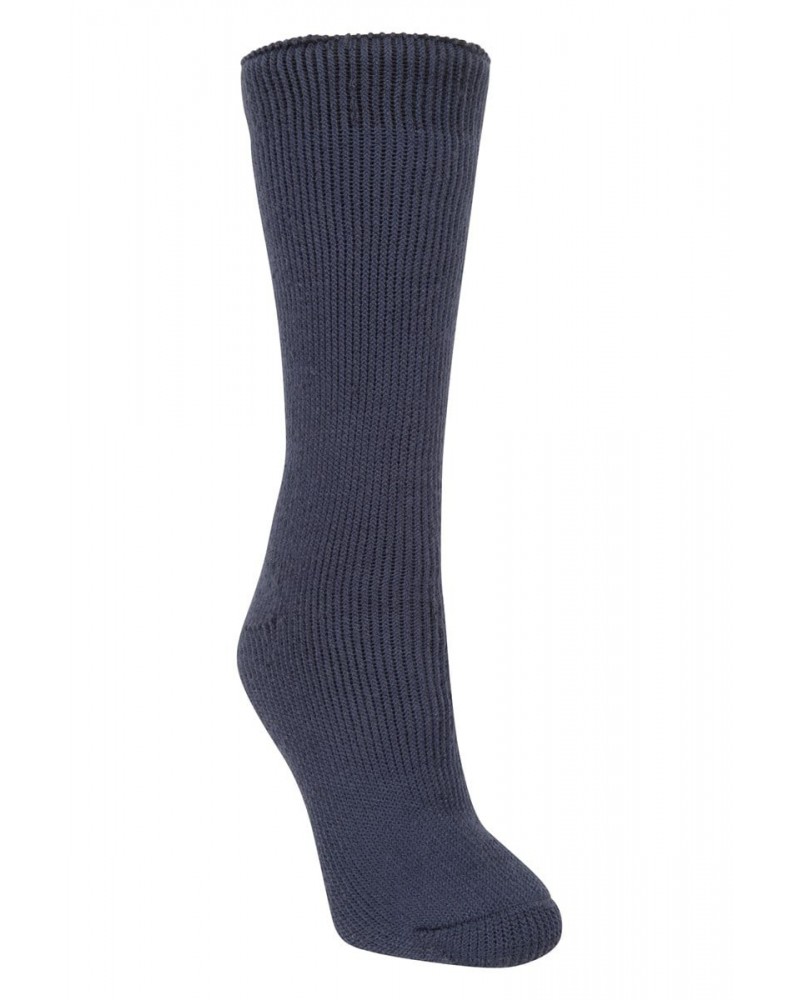 Radiate Extreme Womens Thermal Mid-Calf Socks Navy $10.99 Accessories