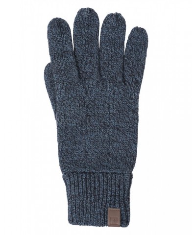 Compass Knitted Mens Gloves Navy $11.20 Ski