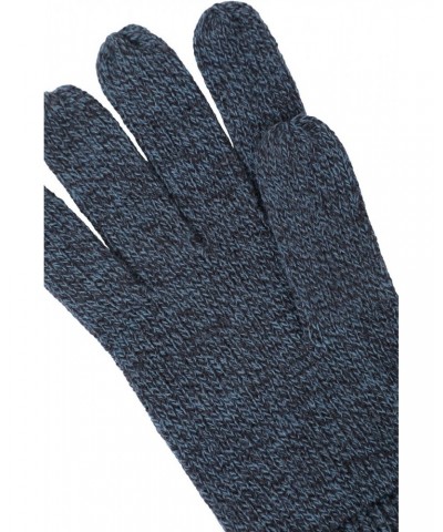 Compass Knitted Mens Gloves Navy $11.20 Ski