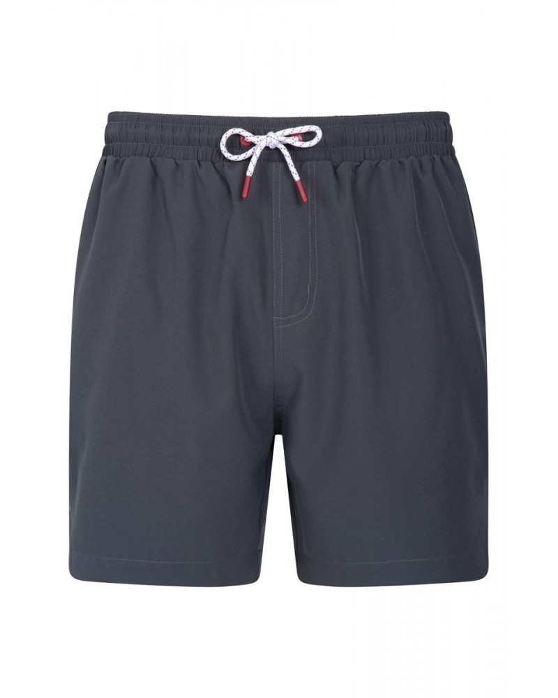 Atlantic Mens Recycled Swim Shorts Black $15.29 Active