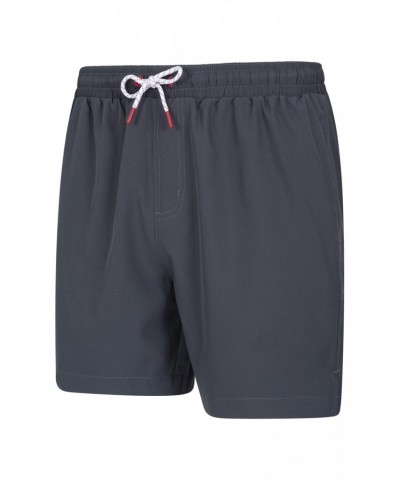 Atlantic Mens Recycled Swim Shorts Black $15.29 Active