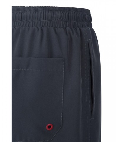 Atlantic Mens Recycled Swim Shorts Black $15.29 Active