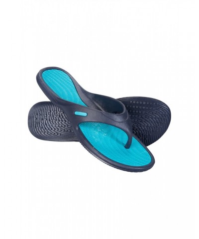 Street Womens Flip Flops Navy $11.99 Footwear