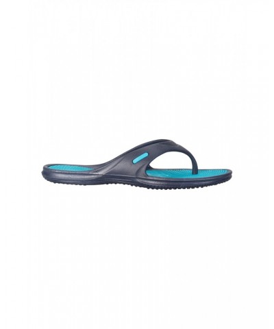 Street Womens Flip Flops Navy $11.99 Footwear