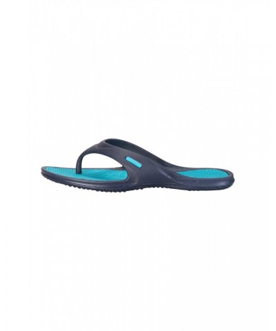 Street Womens Flip Flops Navy $11.99 Footwear