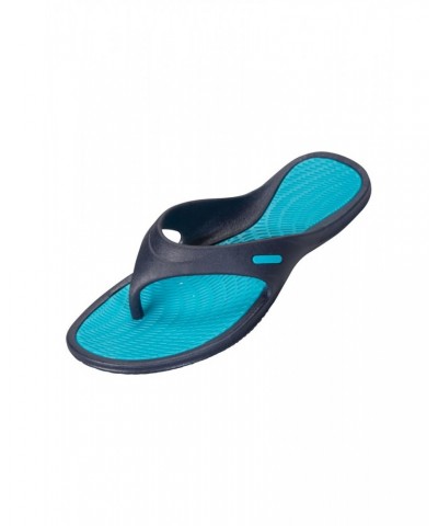 Street Womens Flip Flops Navy $11.99 Footwear