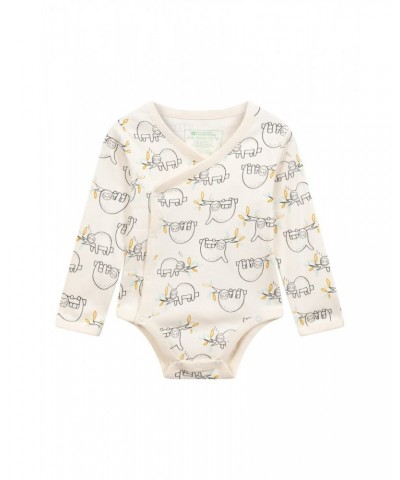 Organic Kimono Bodysuits - 2-Pack Cream $17.39 Babywear