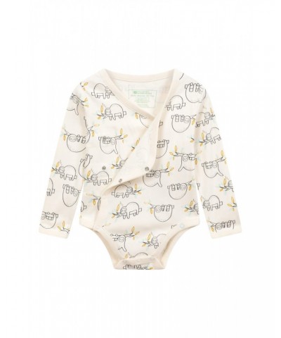 Organic Kimono Bodysuits - 2-Pack Cream $17.39 Babywear