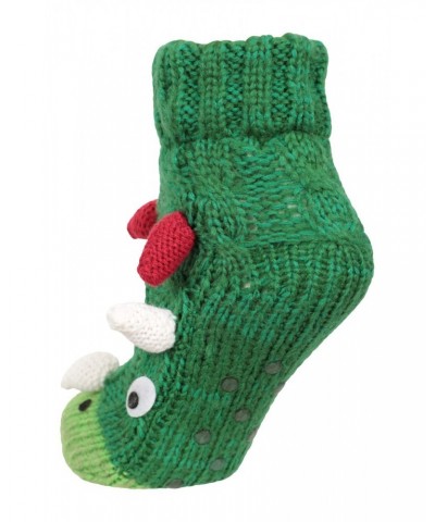 Dino Kids Grippi Socks Green $10.79 Accessories