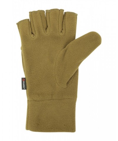 Polartec Fleece Flip Top Mittens Khaki $14.49 Accessories