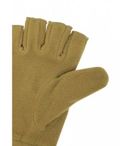 Polartec Fleece Flip Top Mittens Khaki $14.49 Accessories