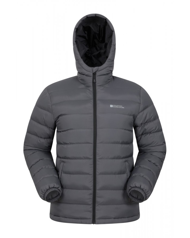 Seasons Mens Insulated Jacket Charcoal $27.83 Jackets