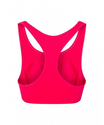 Womens Anti-chafe Seamless Bra Pink $12.74 Active