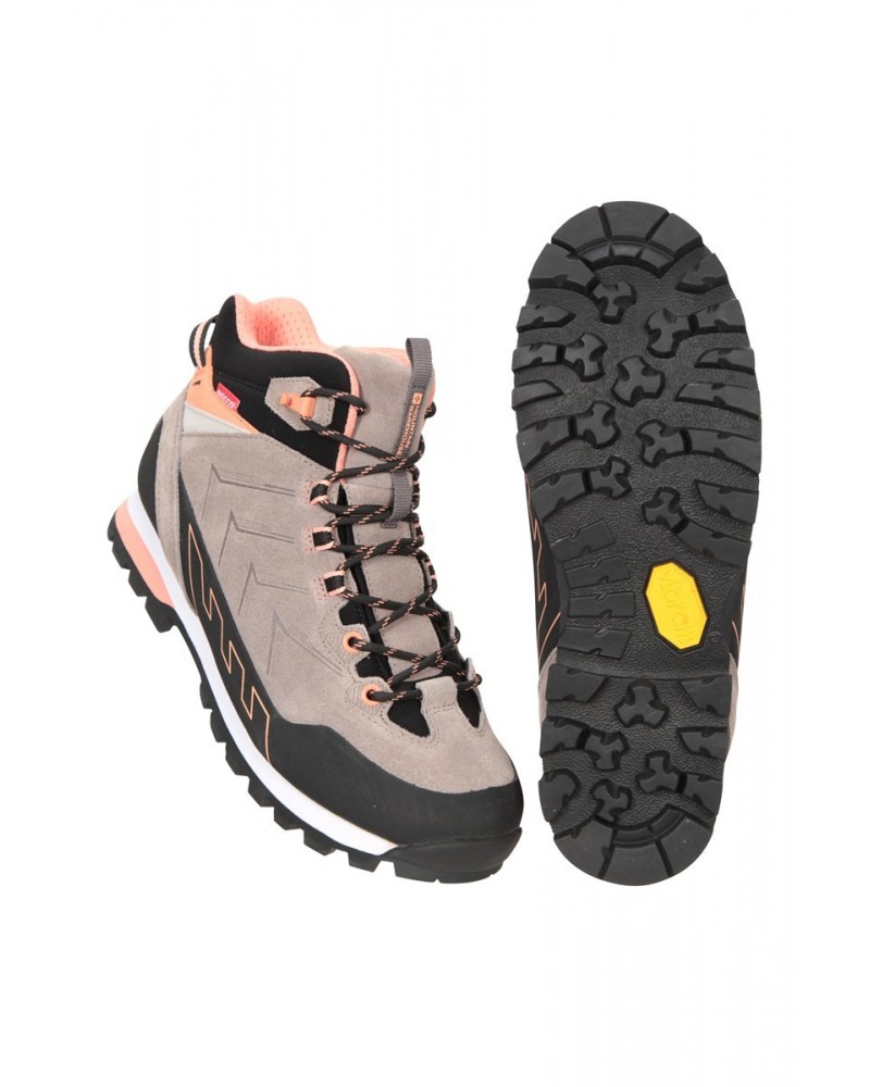 Ultra Peak Womens Waterproof Boots Grey $44.00 Footwear