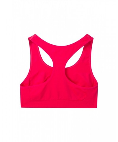 Womens Anti-chafe Seamless Bra Pink $12.74 Active