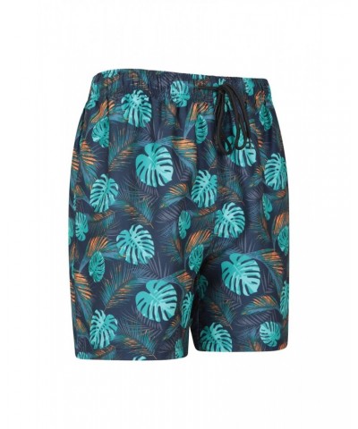 Aruba Printed Mens Swim Shorts Teal $12.50 Pants