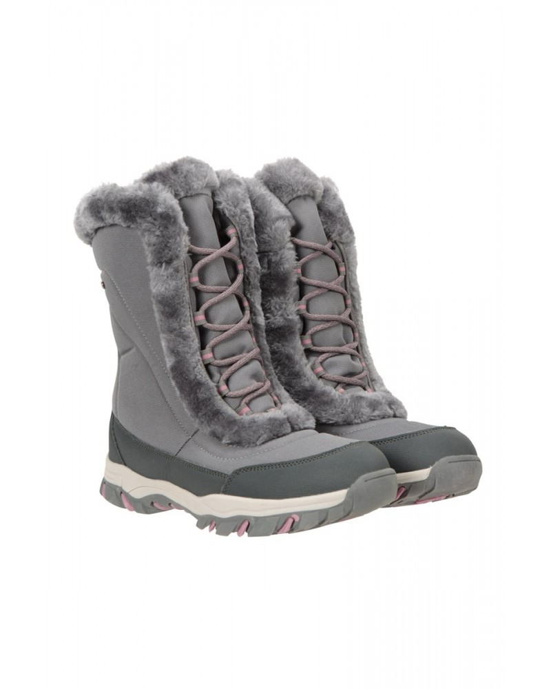 Ohio Womens Snow Boots Light Khaki $28.20 Footwear