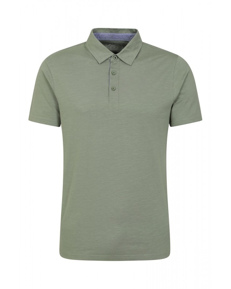 Hasst II Mens Organic Polo Sea Spray $14.24 Tops