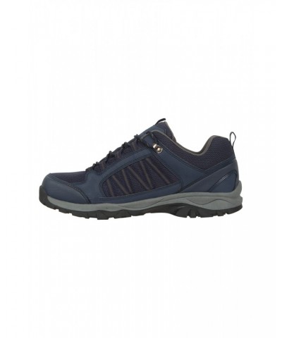 Path Mens Waterproof Outdoor Hiking Shoes Navy $26.95 Footwear