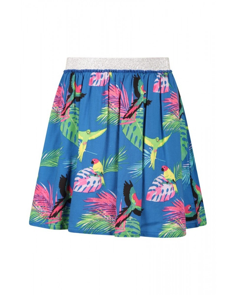 Marina Kids Printed Woven Skirt Bright Blue $11.59 Dresses & Skirts