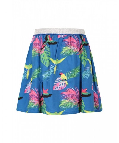 Marina Kids Printed Woven Skirt Bright Blue $11.59 Dresses & Skirts