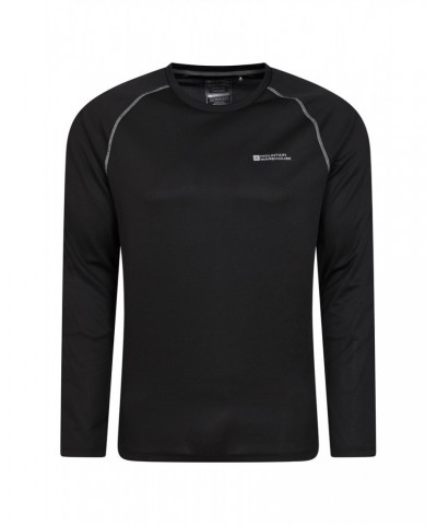 Endurance Mens Long Sleeved Top Jet Black $11.65 Active