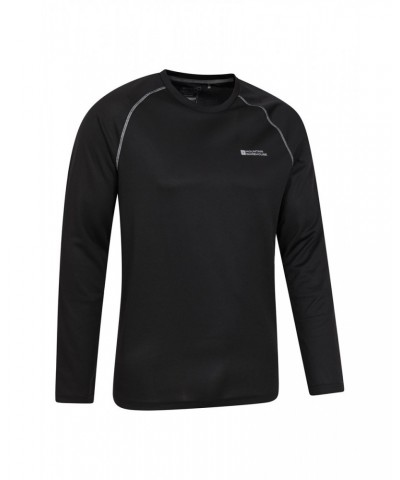 Endurance Mens Long Sleeved Top Jet Black $11.65 Active