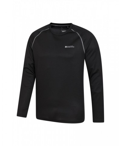 Endurance Mens Long Sleeved Top Jet Black $11.65 Active