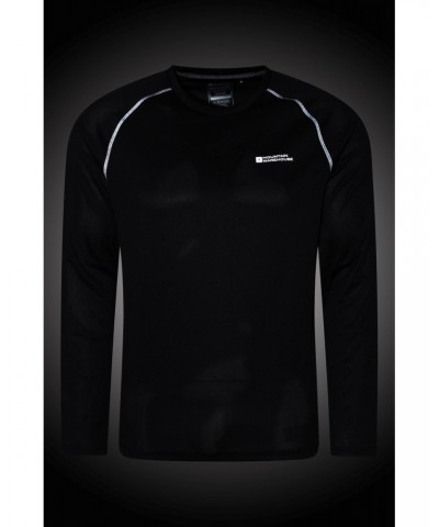 Endurance Mens Long Sleeved Top Jet Black $11.65 Active