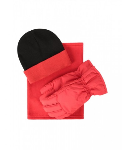 Mens Snow Accessories Set Active Red $14.00 Accessories