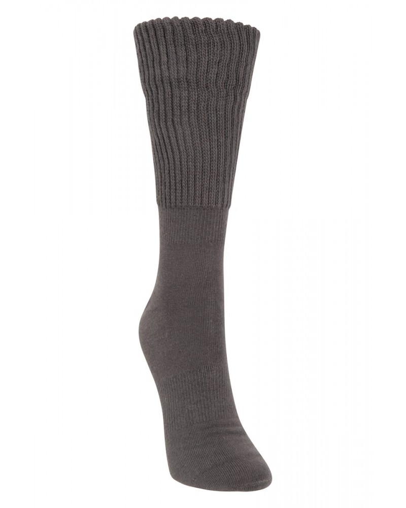 Mens Anti-Chafe Hiking Socks Dark Grey $9.71 Accessories