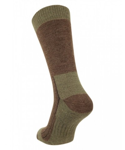 Explorer Mens Merino Mid-Calf Socks Light Khaki $17.09 Accessories