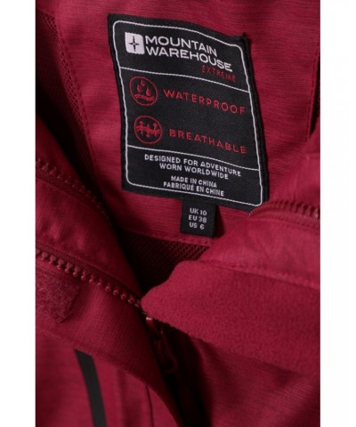 Bracken Melange Womens 3 in 1 Jacket Red $44.00 Jackets