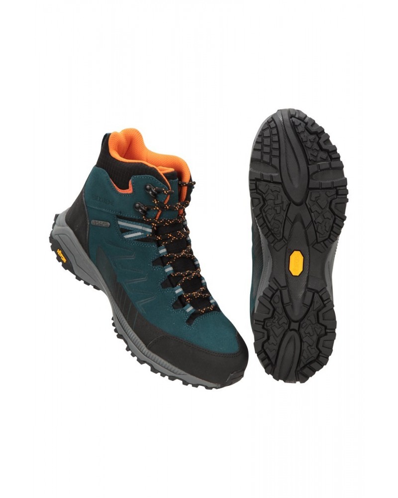 Extreme Rockies Mens Waterproof Hiking Boots Petrol $39.60 Footwear