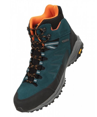 Extreme Rockies Mens Waterproof Hiking Boots Petrol $39.60 Footwear