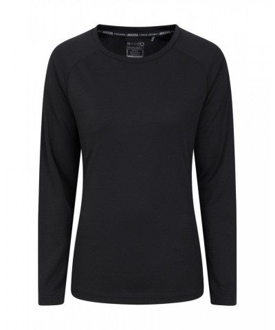 Endurance Womens Long Sleeve Top Black $15.38 Active