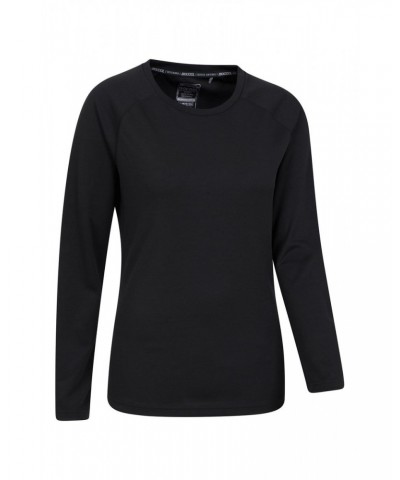 Endurance Womens Long Sleeve Top Black $15.38 Active