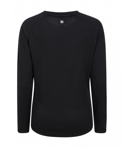 Endurance Womens Long Sleeve Top Black $15.38 Active