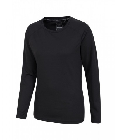 Endurance Womens Long Sleeve Top Black $15.38 Active