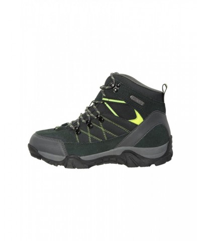 Trail Kids Waterproof Hiking Boots Lime $31.20 Footwear