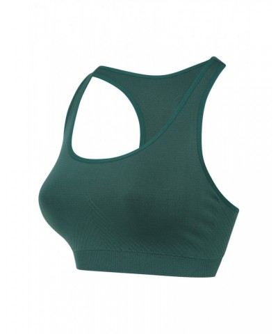 Womens Anti-chafe Seamless Bra Dark Teal $12.99 Active