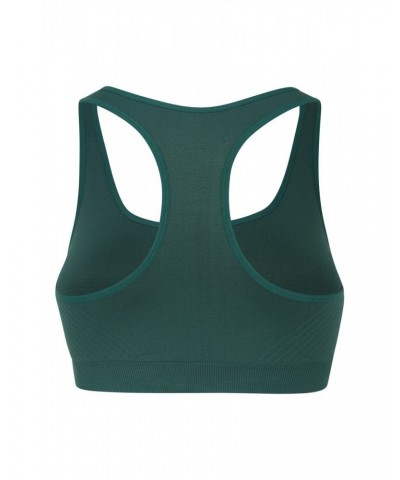 Womens Anti-chafe Seamless Bra Dark Teal $12.99 Active