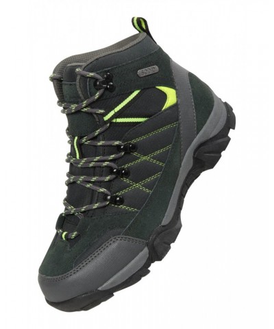 Trail Kids Waterproof Hiking Boots Lime $31.20 Footwear