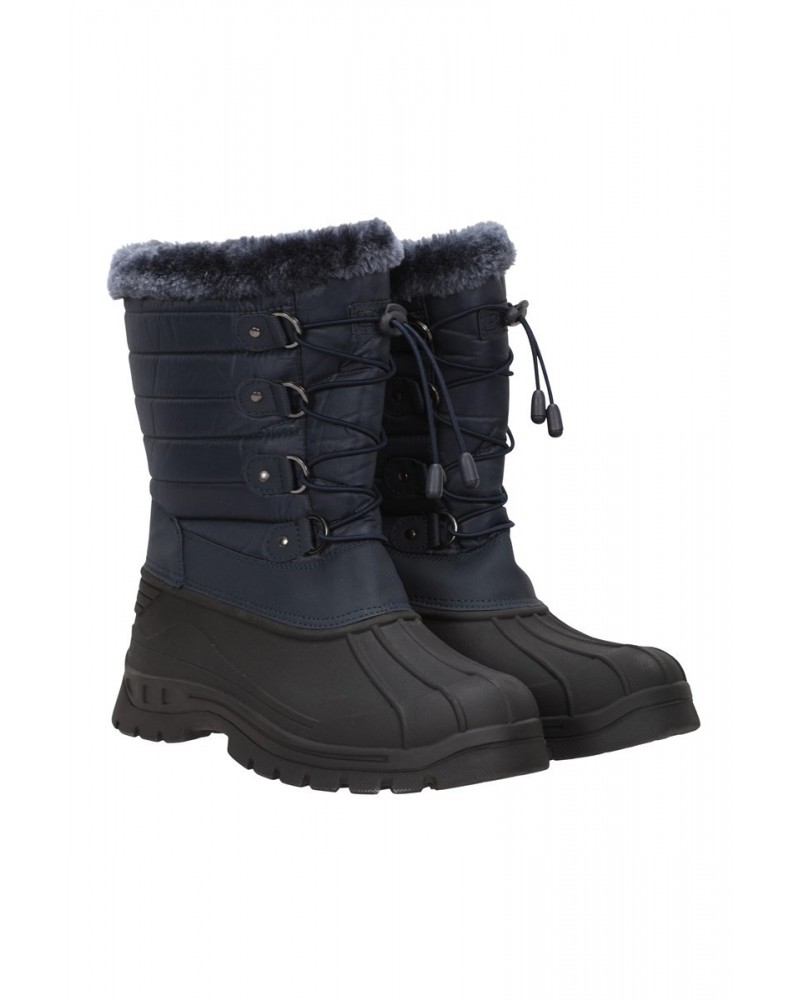 Whistler Womens Adaptive Snow Boots Navy $17.48 Footwear