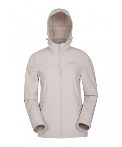 Exodus Womens Water Resistant Softshell Jacket Beige $36.39 Jackets