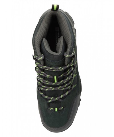 Trail Kids Waterproof Hiking Boots Lime $31.20 Footwear