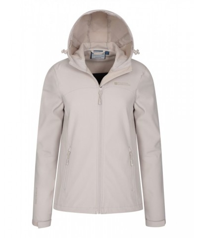 Exodus Womens Water Resistant Softshell Jacket Beige $36.39 Jackets